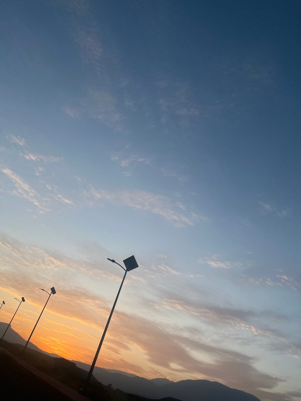 Sunset captured over Bin El Ouidane landscape in Morocco