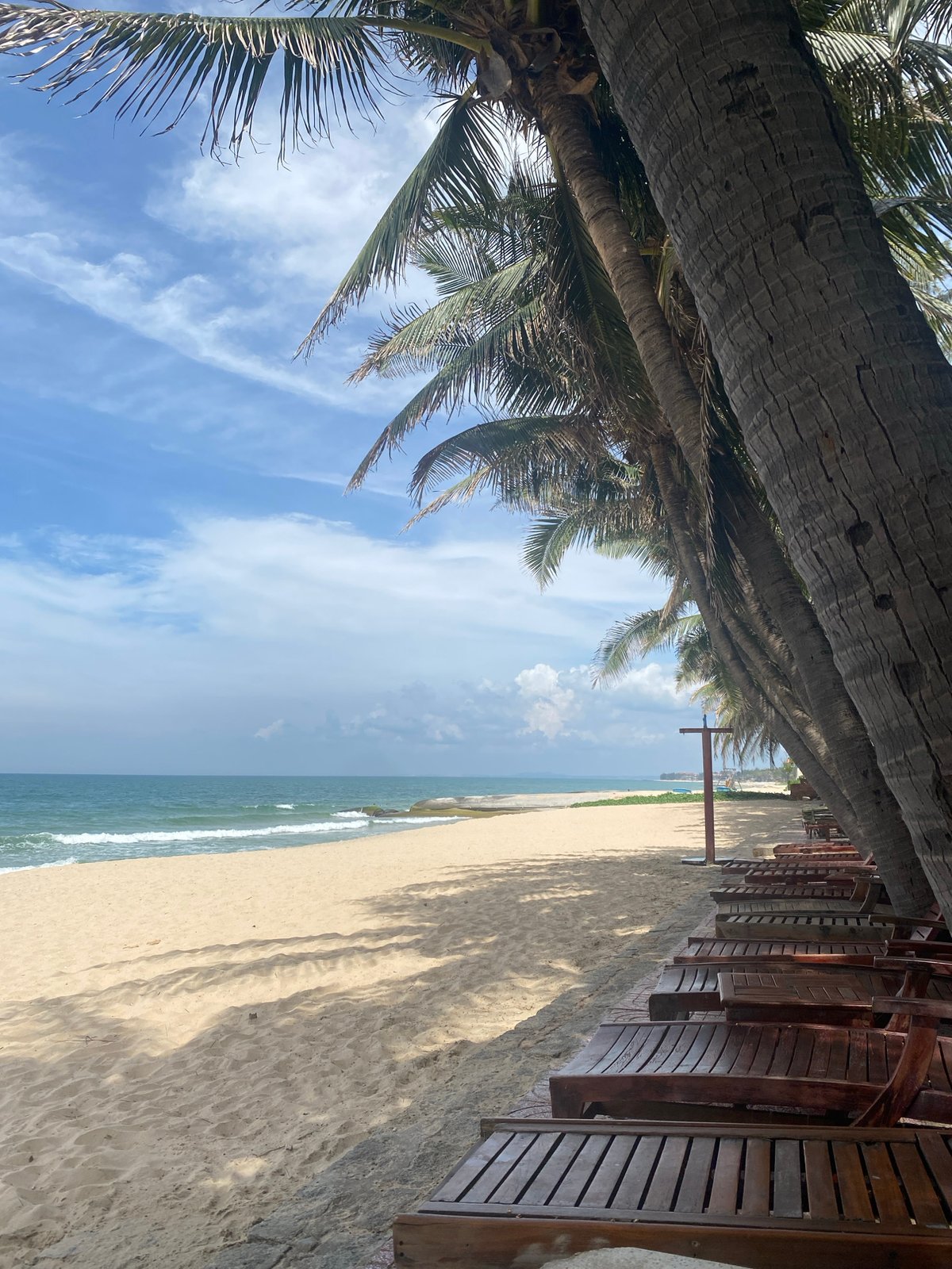 Families enjoy typical beach day at Vietnam resort