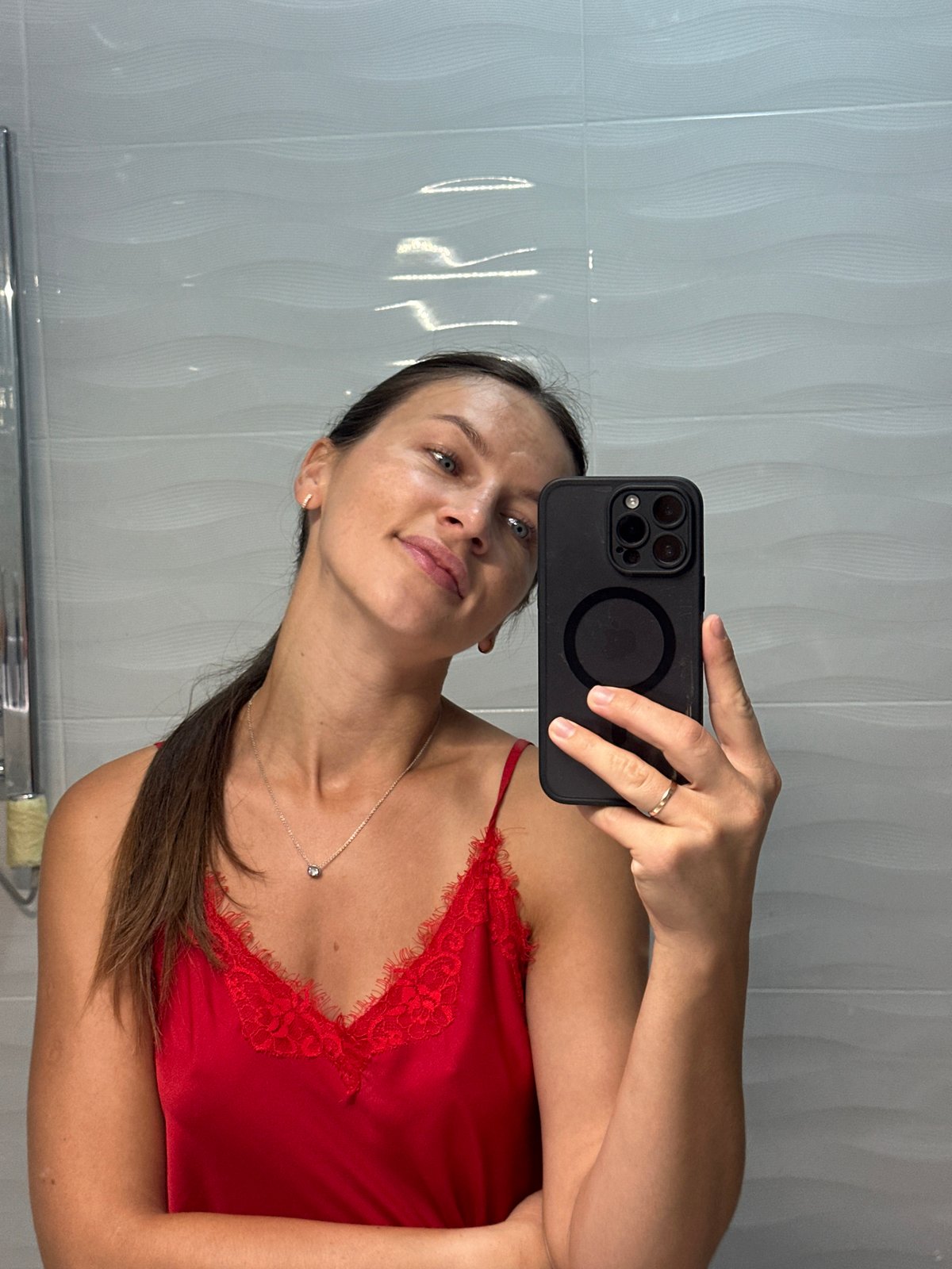 Mirror selfie in Boreti, Montenegro
