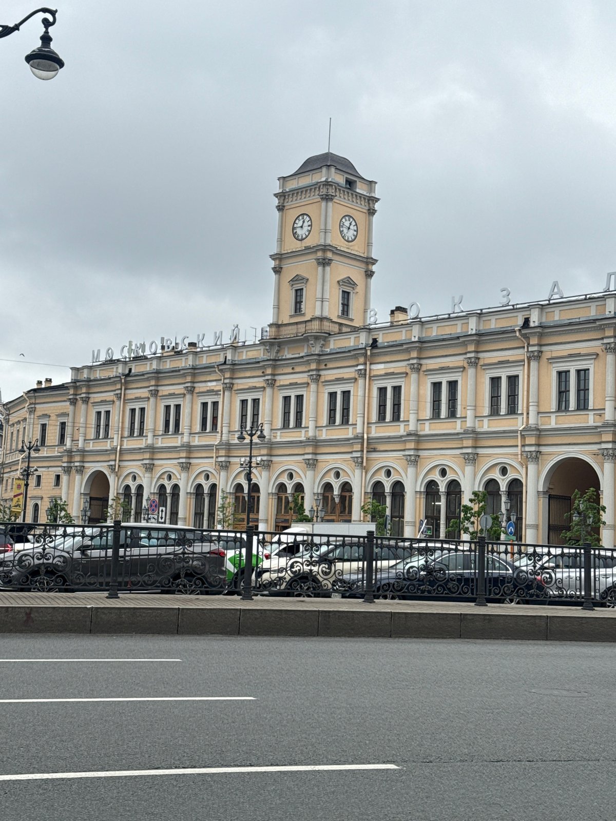 Street views captured near Moskovsky Railway Station, Saint Petersburg