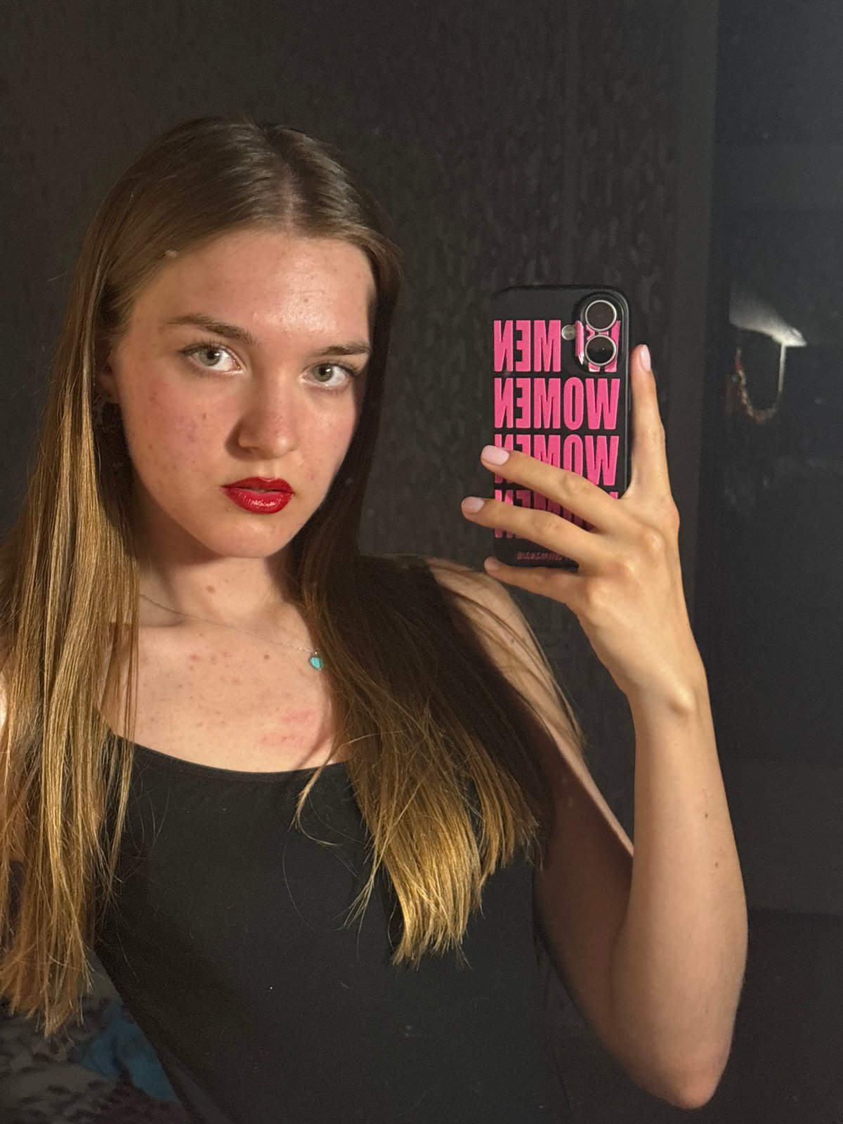 Woman conducts informal photo session in Perm, Russia