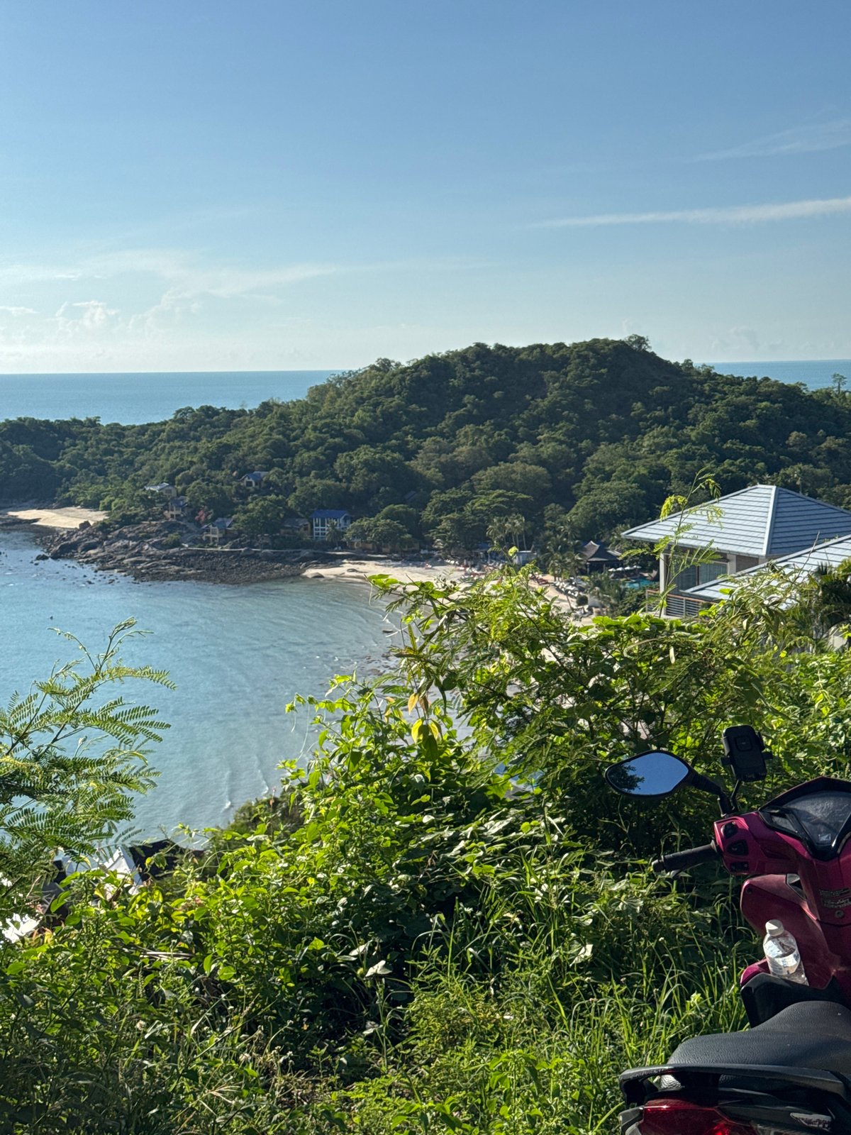 Tropical bay exploration with aerial views and coastal rides