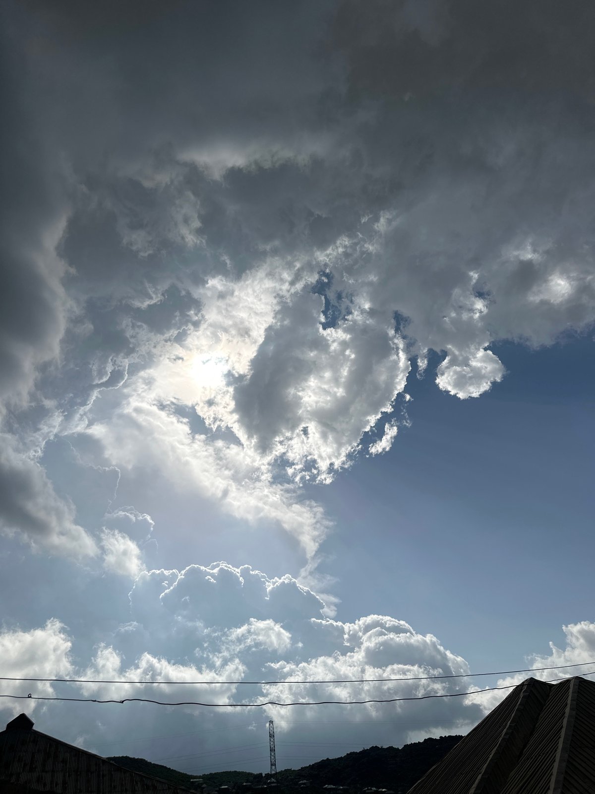 Animals and storm clouds on Rukuba Road, Nigeria