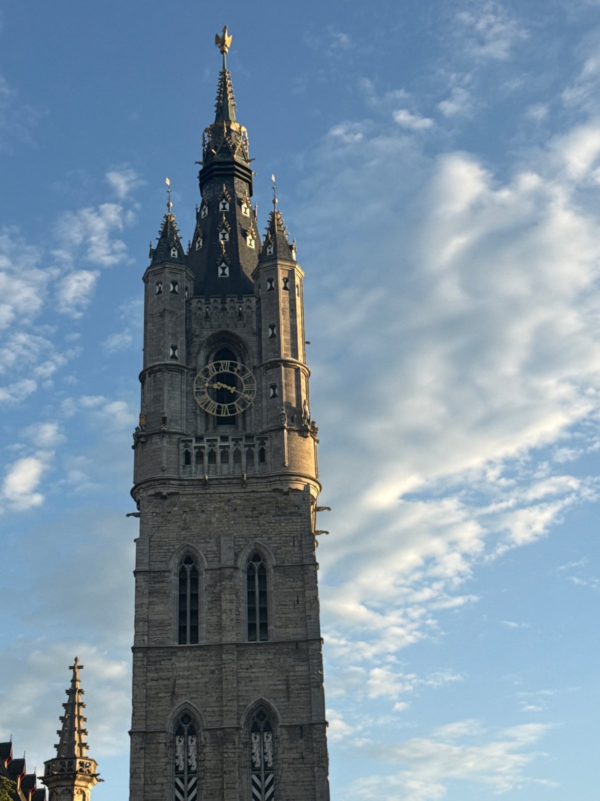 Golden hour across Ghent's medieval landmarks and streets