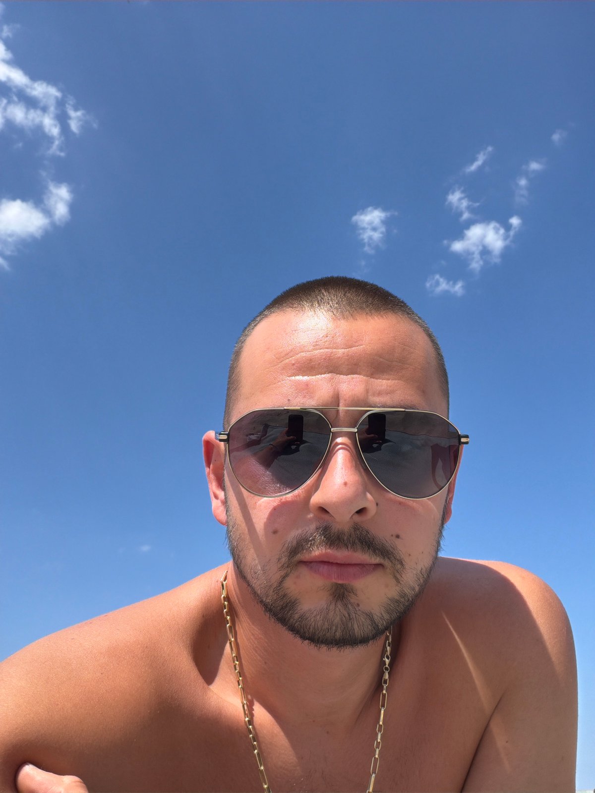 Sunny beach day in Burgas, Bulgaria