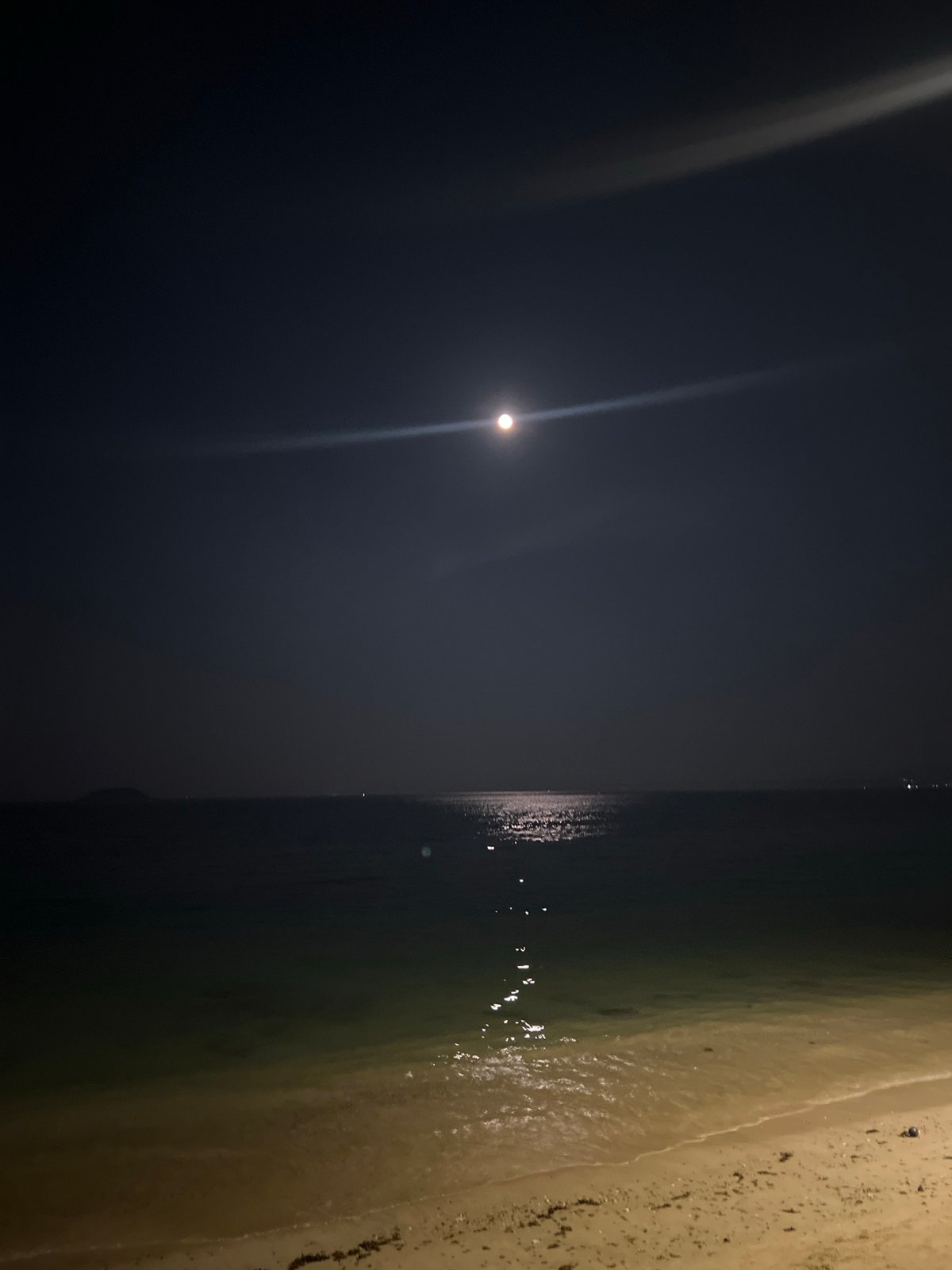 Nighttime scenes captured in Bắc Nha Trang beach and cityscape
