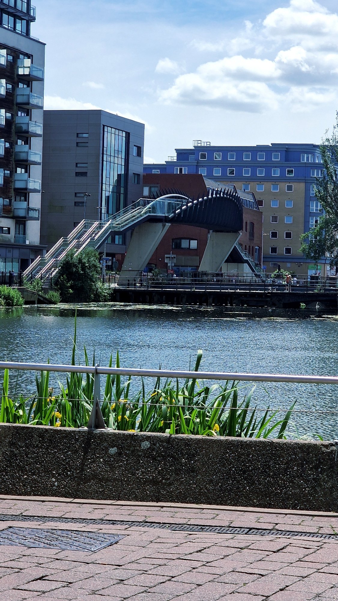 Witness documents Lincoln's Brayford Pool waterfront and covered bridge
