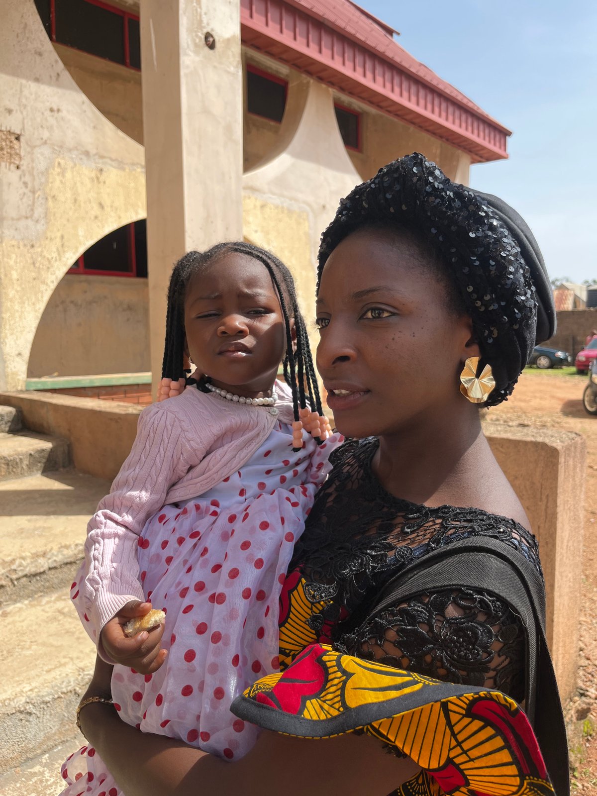 Sunday church gathering in Bukuru, Nigeria