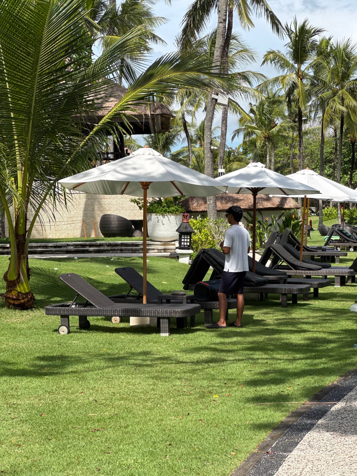 Daily life documented at Kuta Selatan resort area