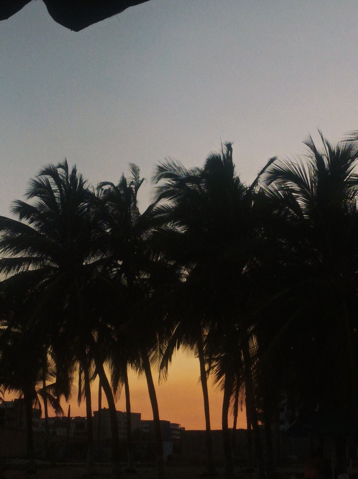 Sunset documented over 29 minutes in Porlamar, Venezuela