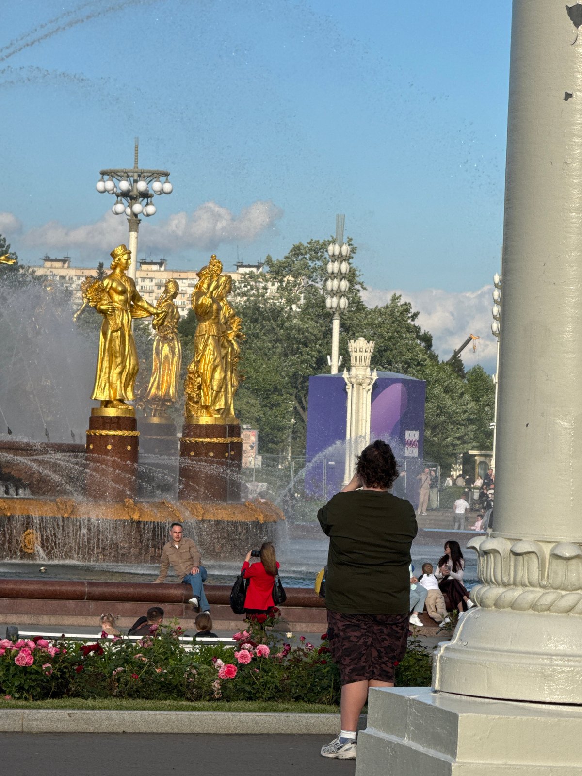 Afternoon at VDNKh, Moscow's landmark exhibition park