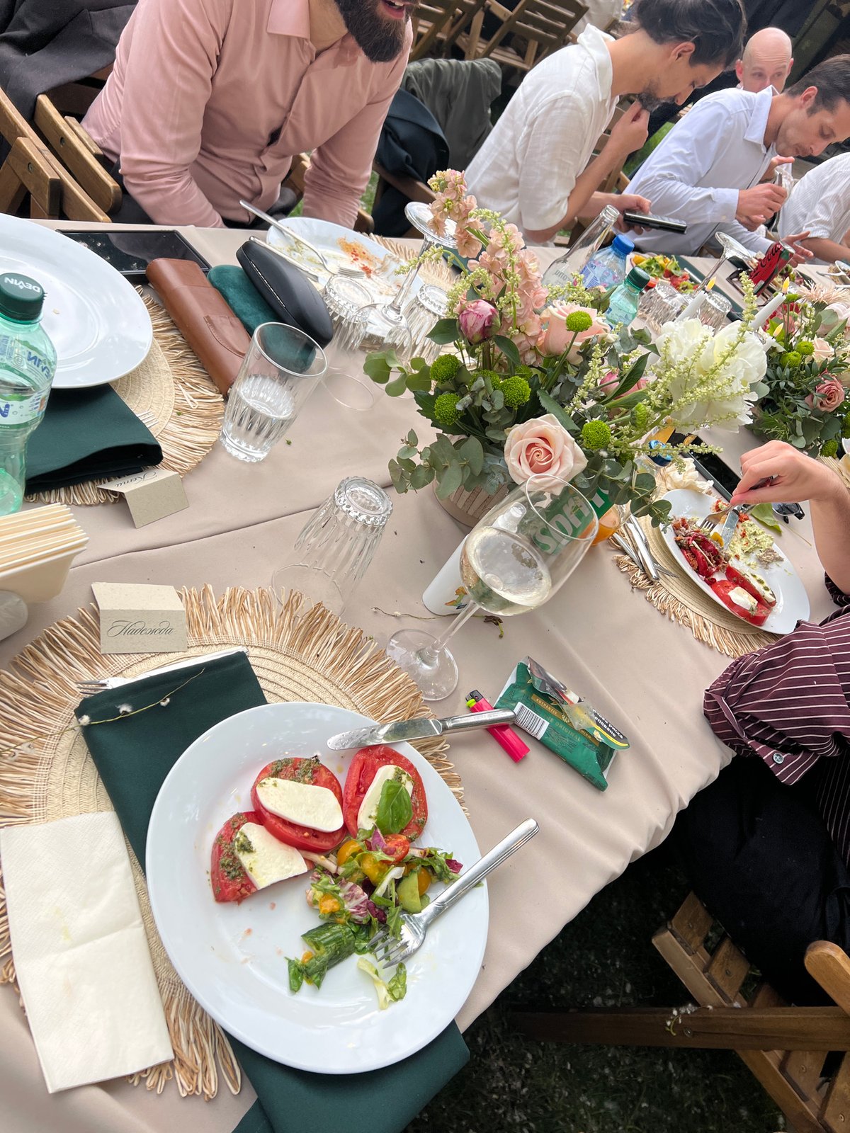 Community outdoor dining event held in Kokalyane, Bulgaria