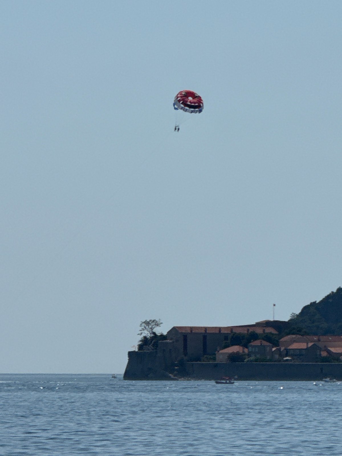 Lazy summer afternoon in Budva, sea views and home life