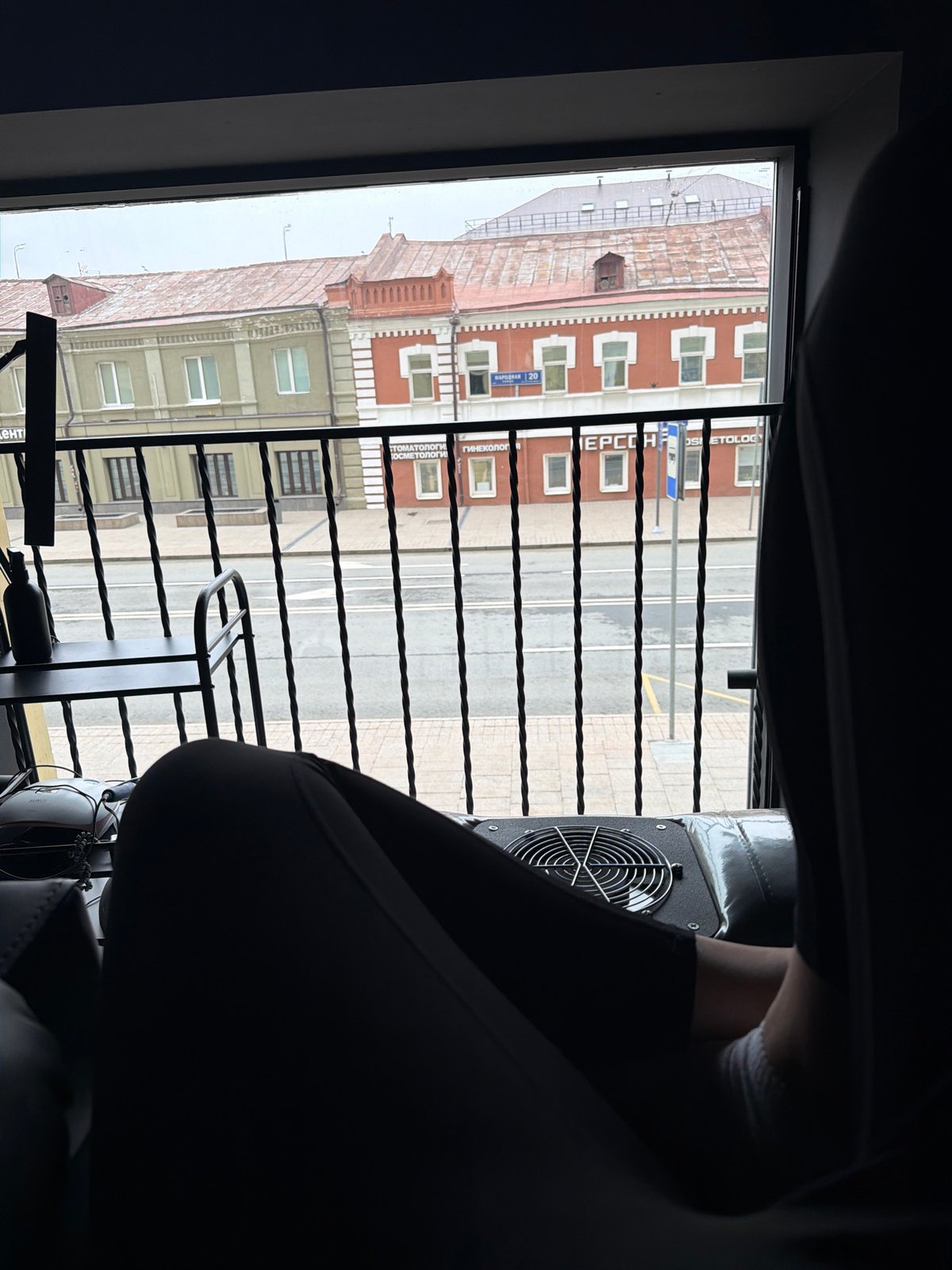 Morning scenes captured in Moscow featuring architecture, resident