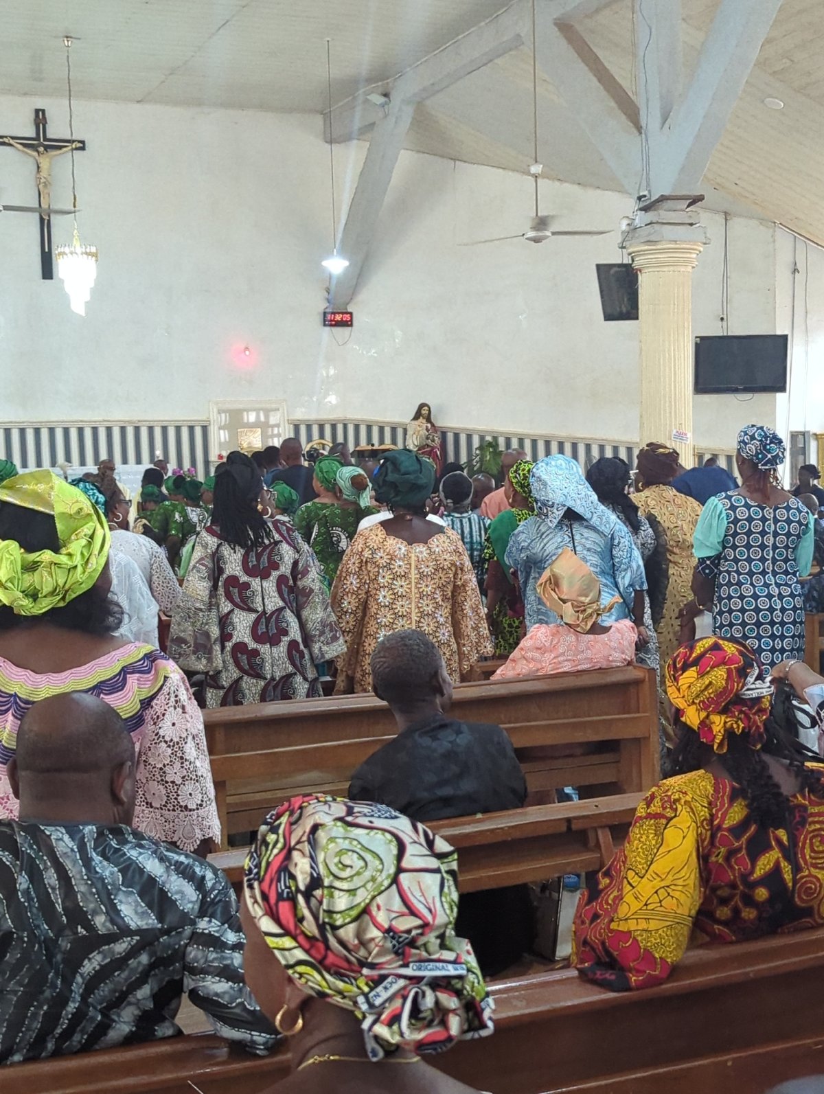 Wedding ceremony held at church in Narayi, Nigeria