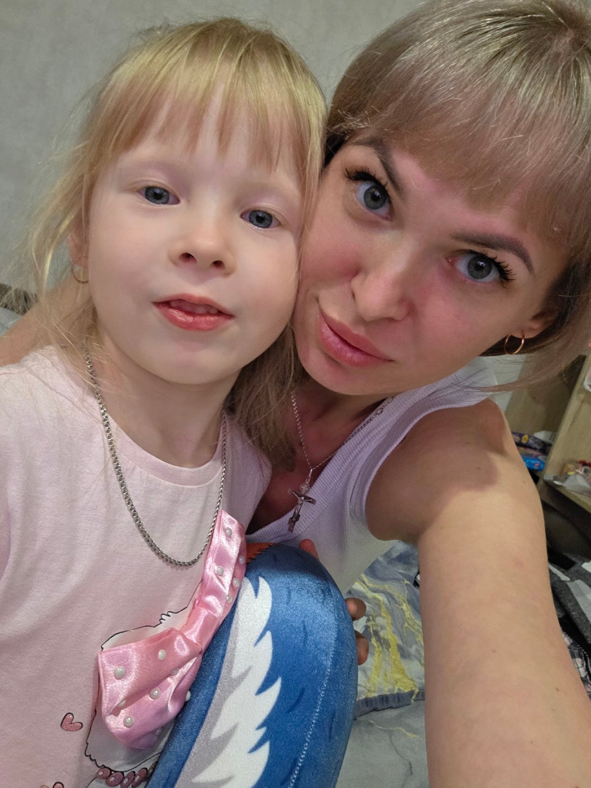 Mother and daughter share quiet domestic moments in Chaikovsky