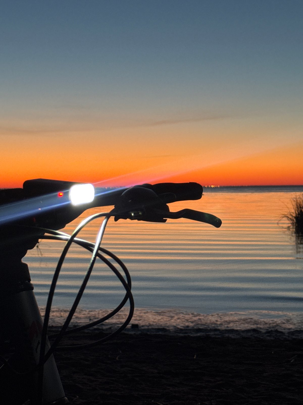 Gulf of Finland sunset from the Peterhof shoreline