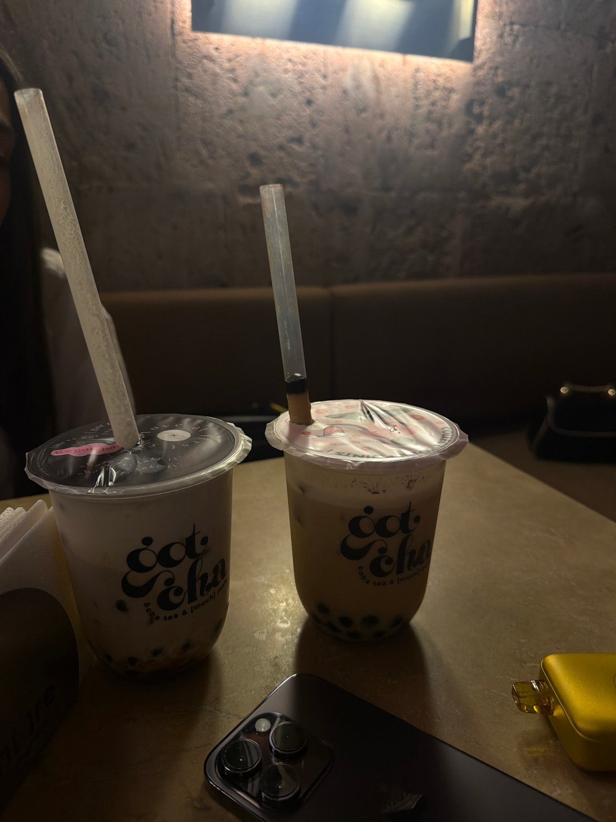 Evening dog walk and cafe visit documented in Yerevan