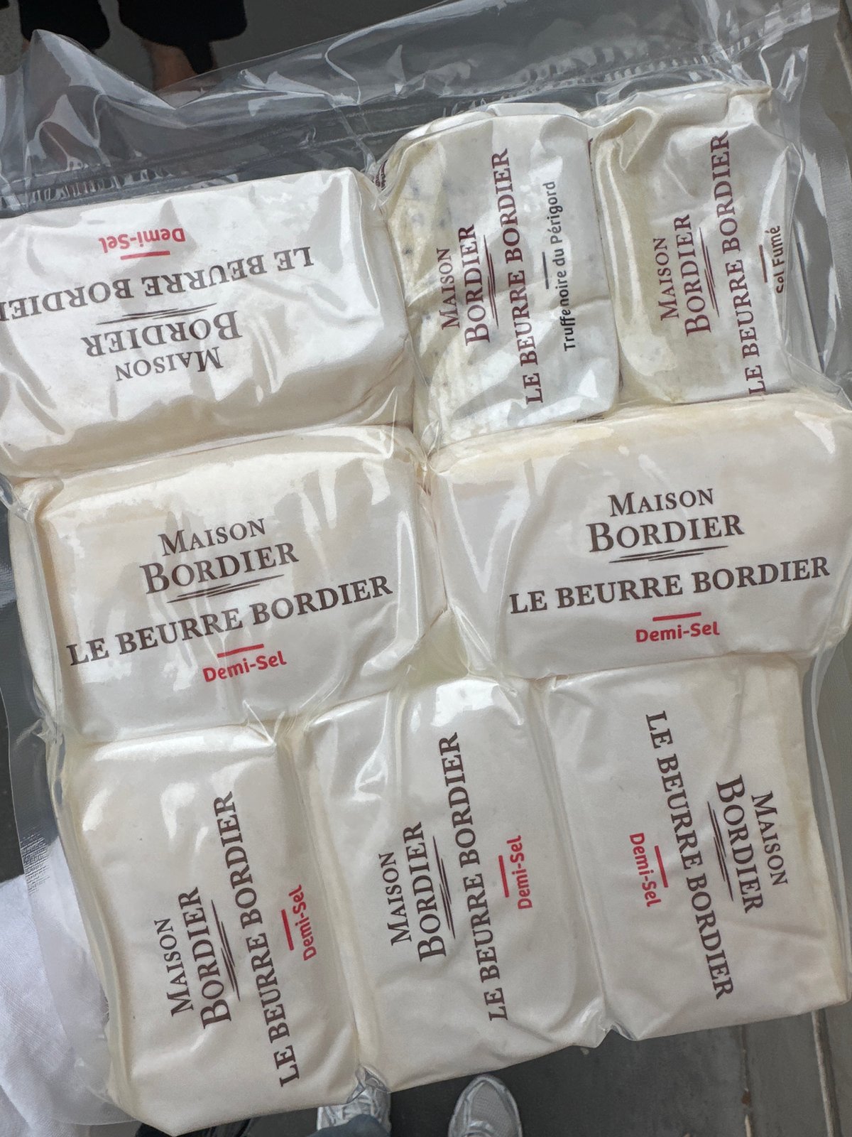 Maison Bordier gourmet butter package spotted in Paris