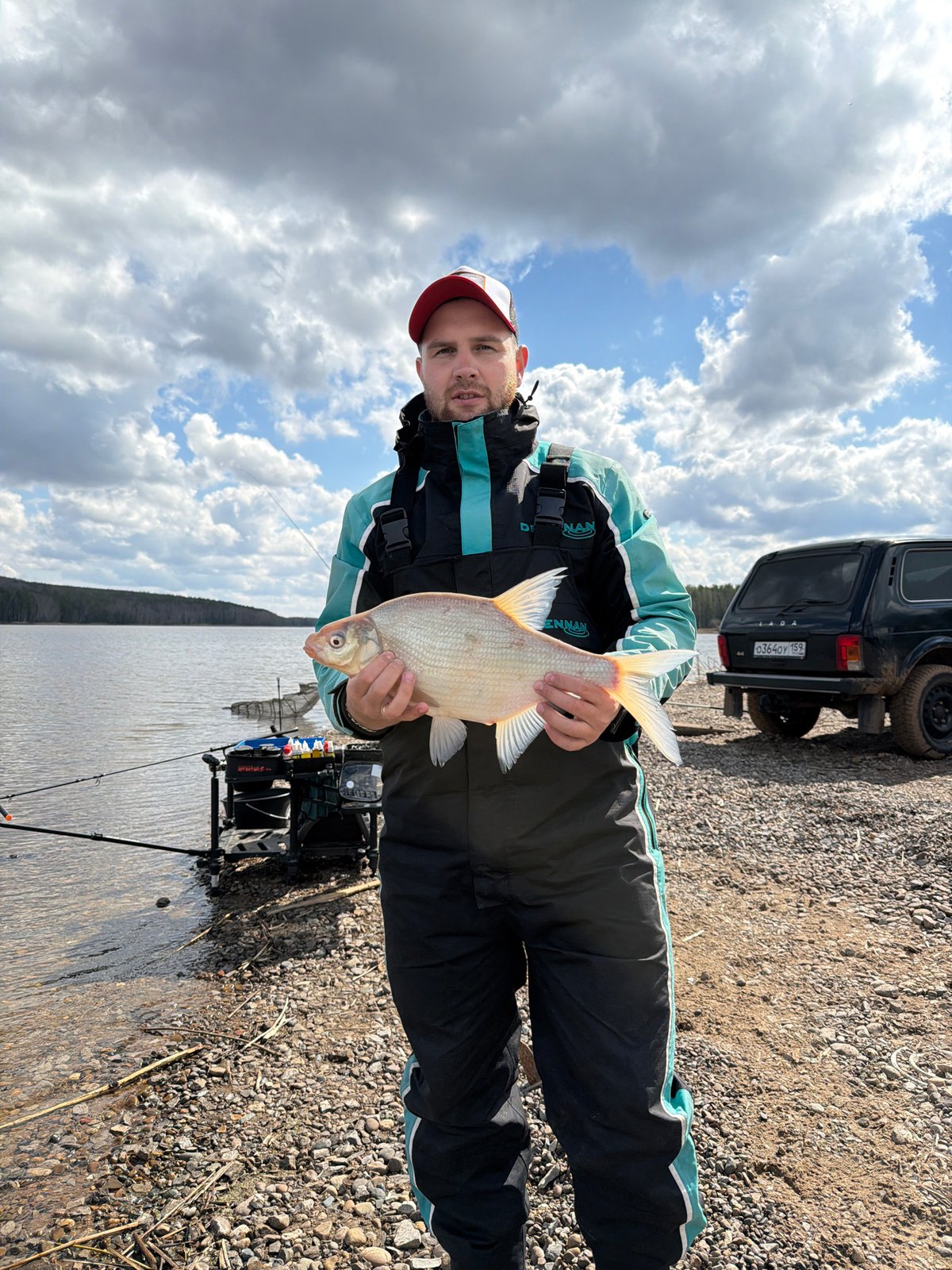 Morning fishing trip documented along Kama River in Chaikovsky