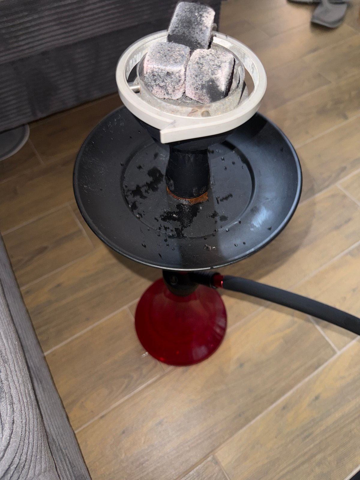 Hookah preparation documented in Varna, Bulgaria