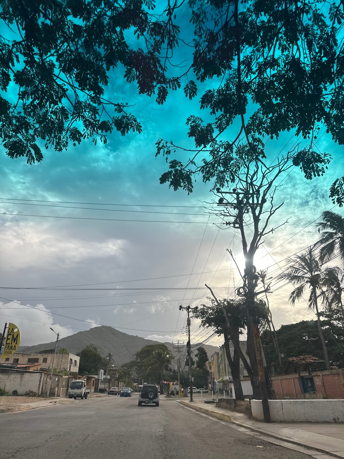 Evening street scenes documented across La Asunción, Venezuela