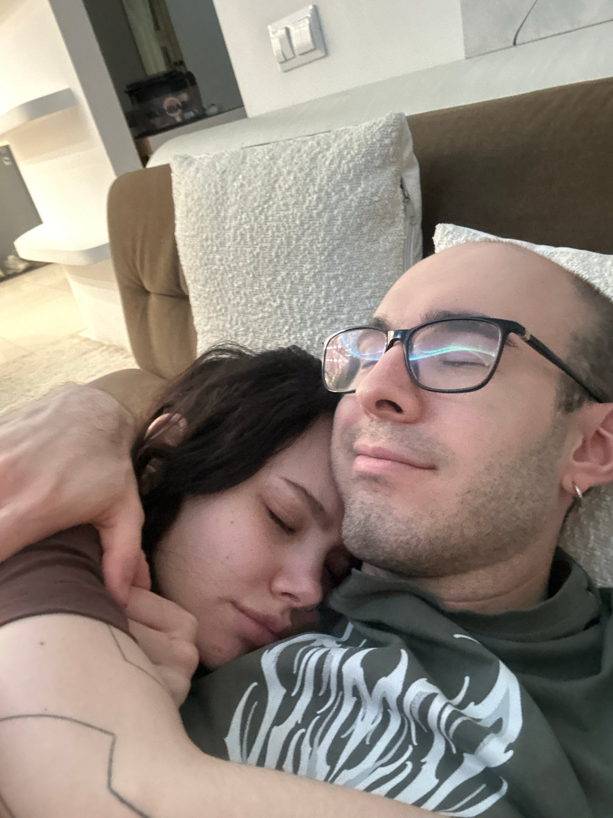 Couple observed sleeping together in Khimki residence