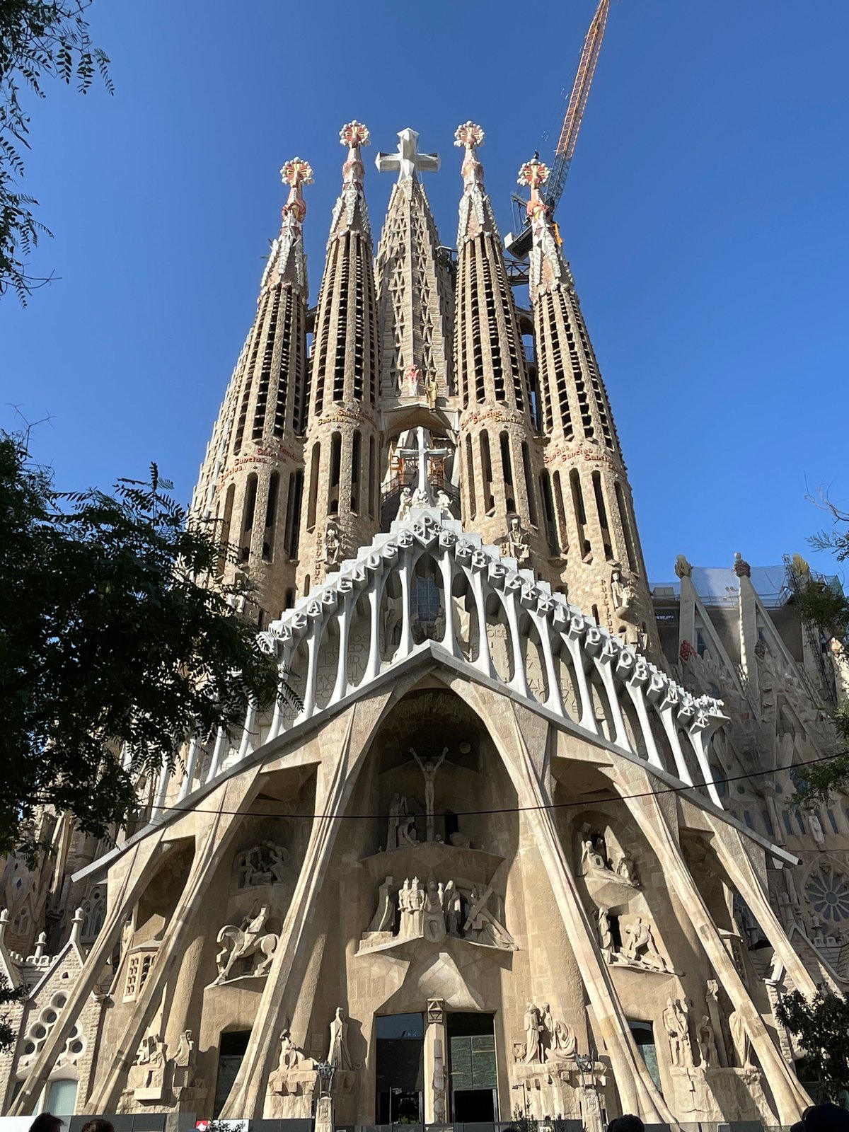 An afternoon at the Sagrada Família, inside and out
