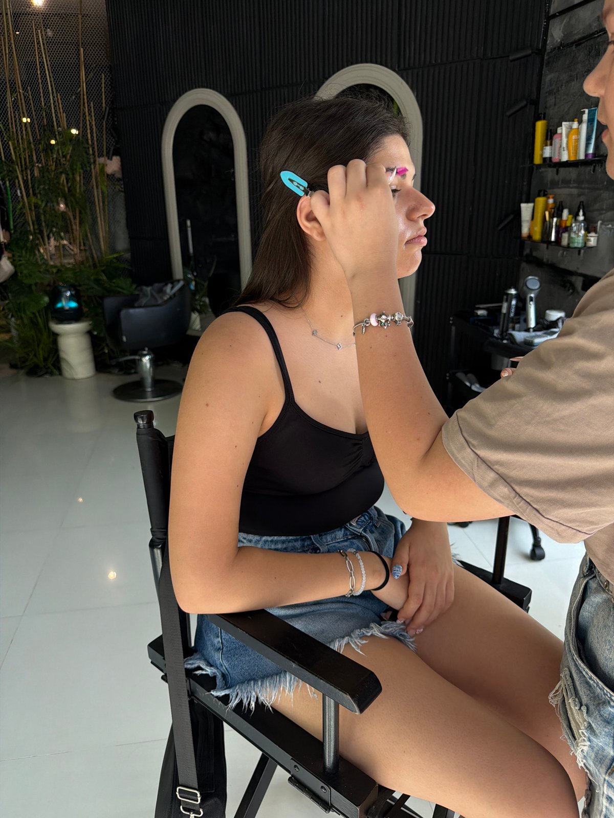 Behind-the-scenes makeup prep in Stara Zagora, Bulgaria