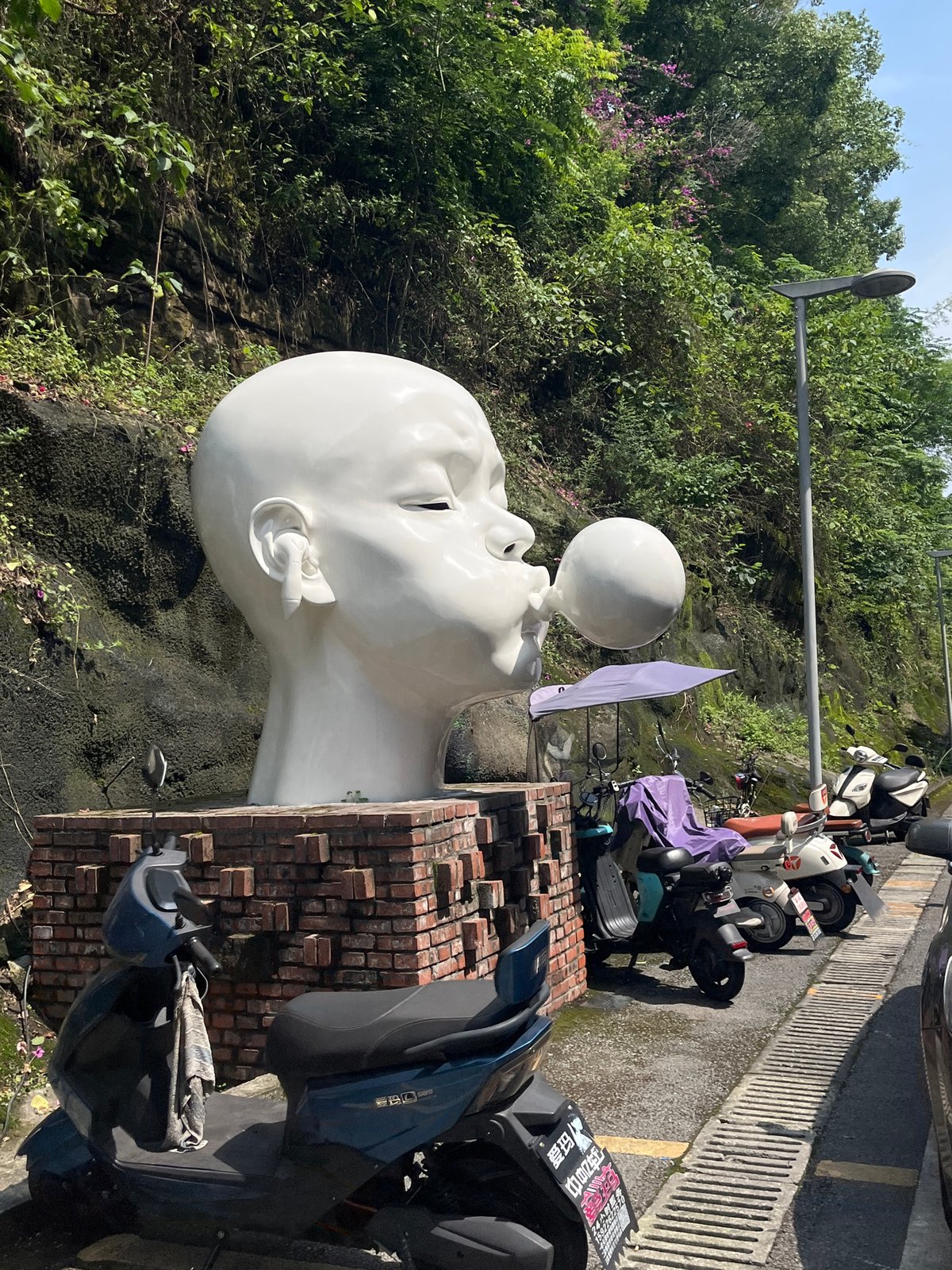 Sculpture park and gallery visit in Chongqing High-tech Zone