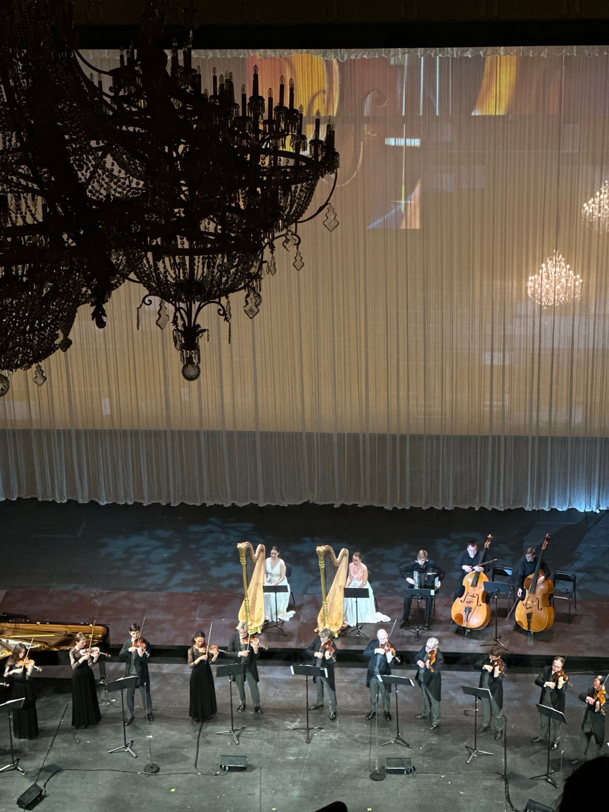 Classical music performance documented at Moscow venue