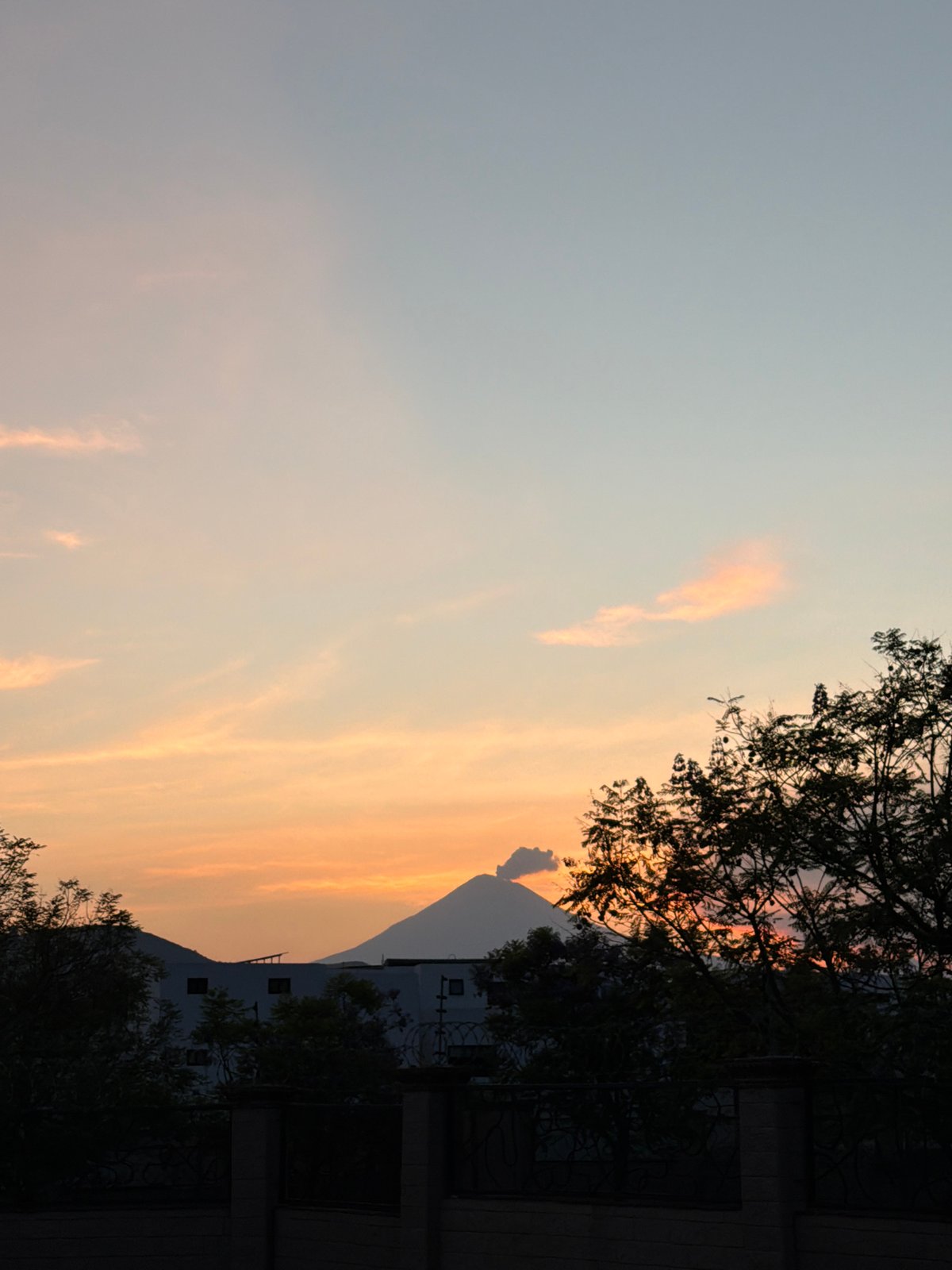 Evening life captured in Santa Clara Ocoyucan during sunset