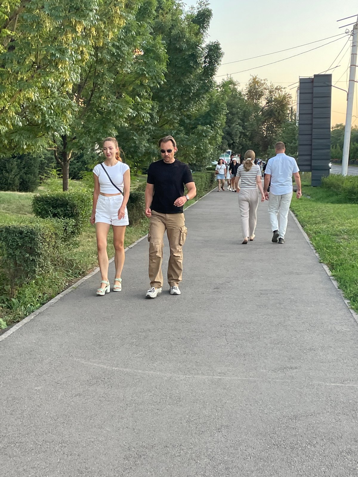 Street scenes and metro life across central Almaty on a summer afternoon
