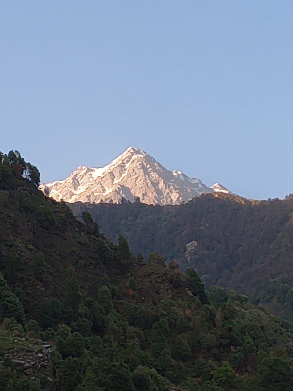 Mountain landscapes and pathways documented in Dharamkot, Haini areas