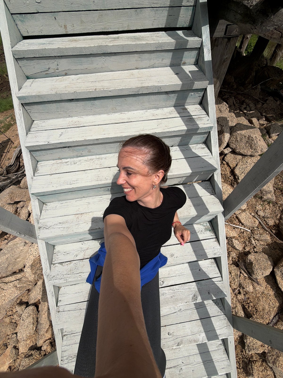 Selfies and scenery at a remote Russian forest cabin