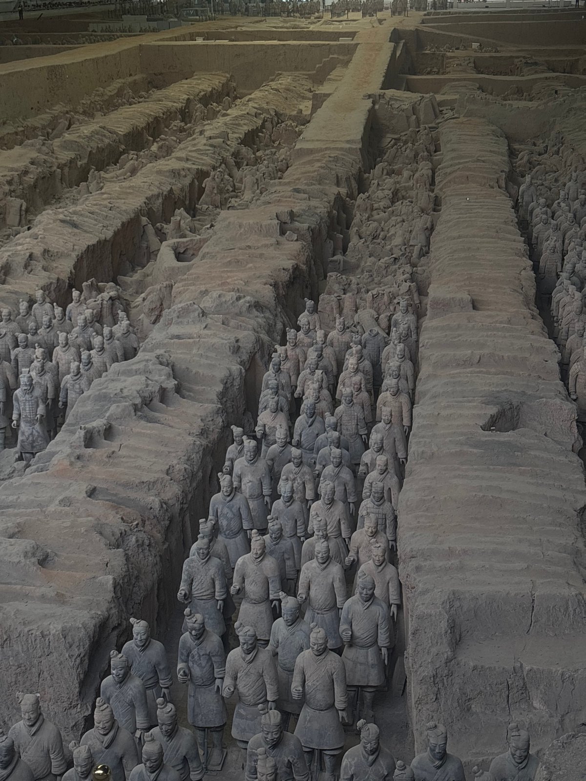 Inside the Terracotta Army pits, Lintong District