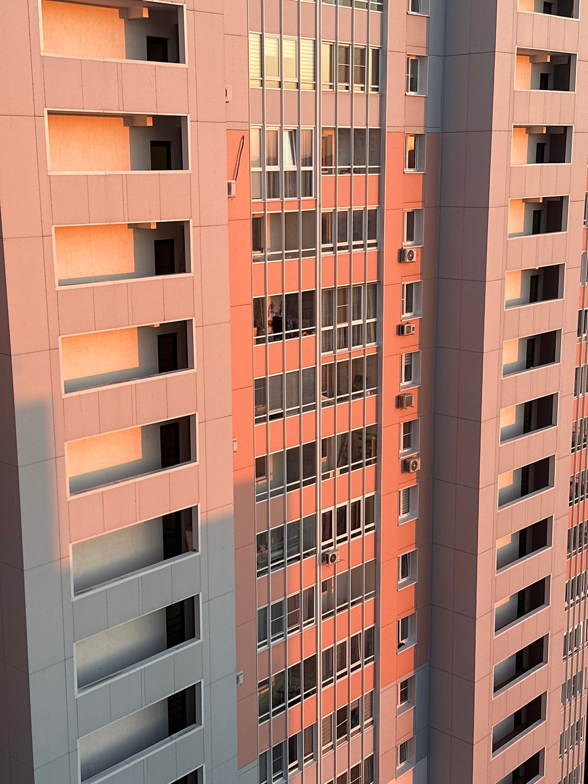 Urban architecture documented in Khimki, Russia residential district