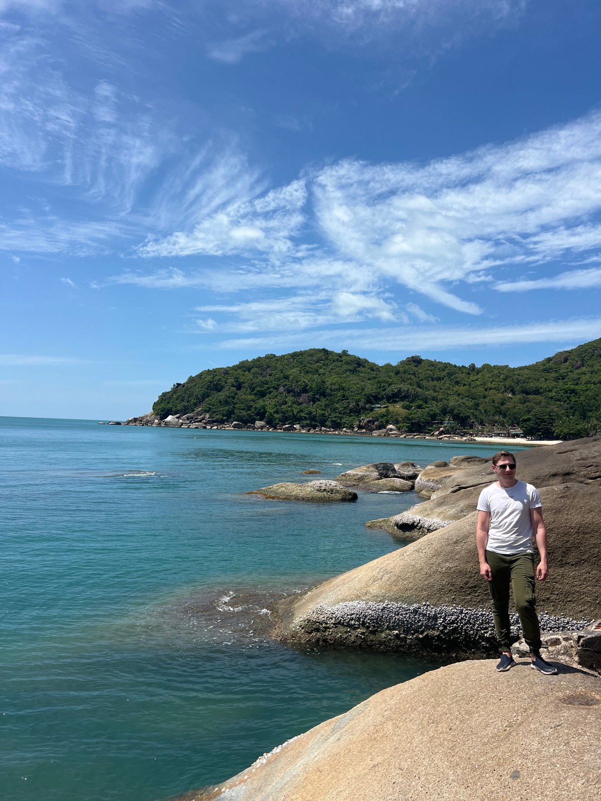 Morning scenes along Ko Samui's turquoise coastline