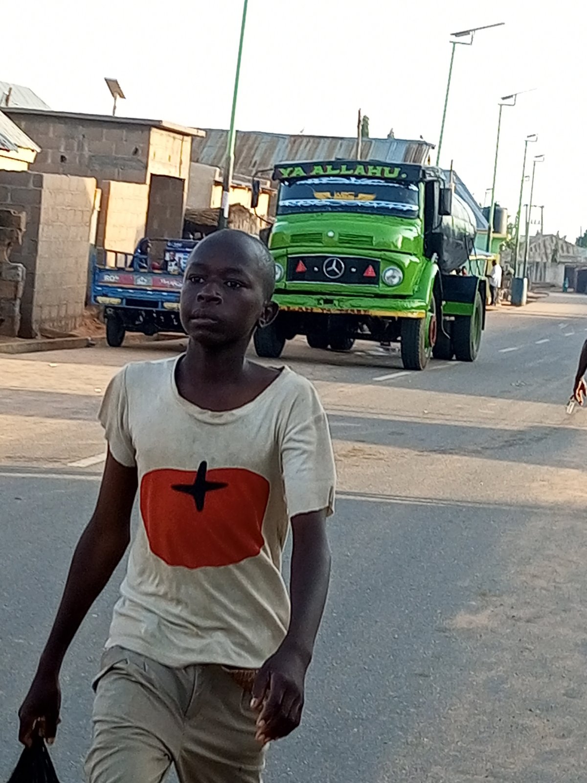 Morning street scenes from Gombe and Tempure, Nigeria