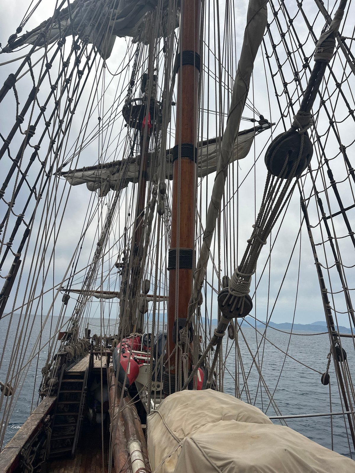 Sailing ship rigging documented off Turkish Mediterranean coast