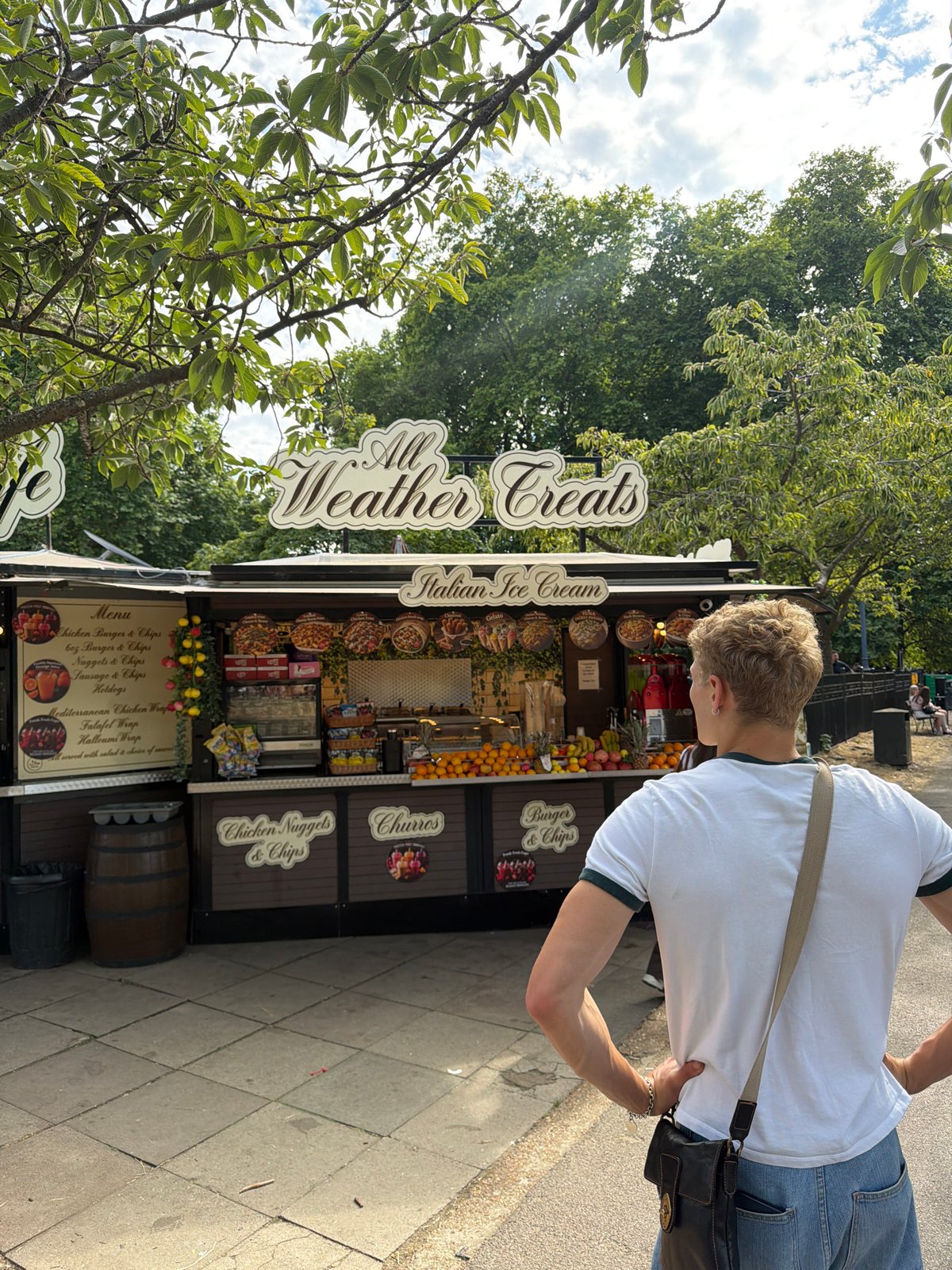 Sunny afternoon in London's parks, July 2026