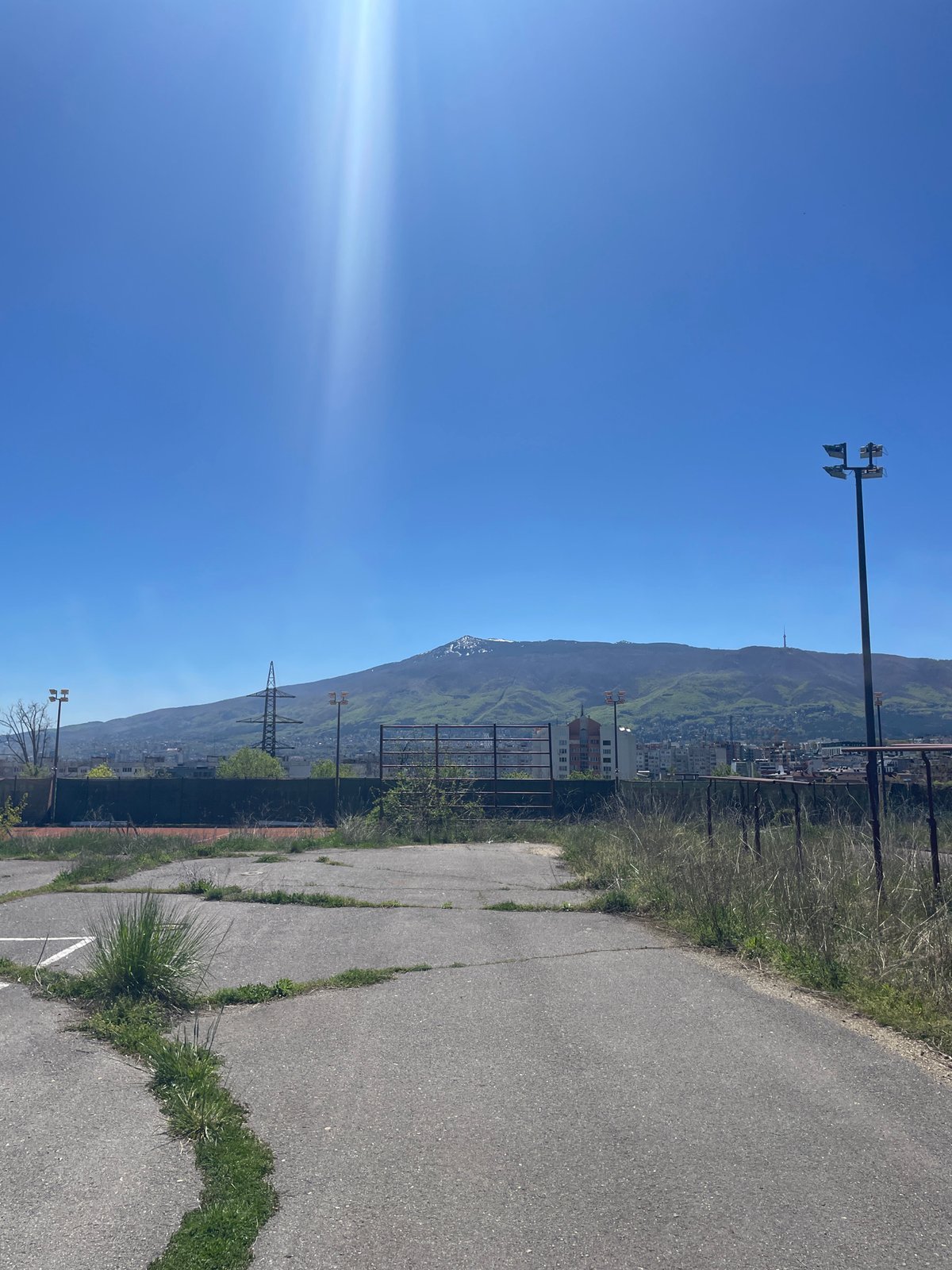 Morning walk documented through neglected Sofia neighborhood area
