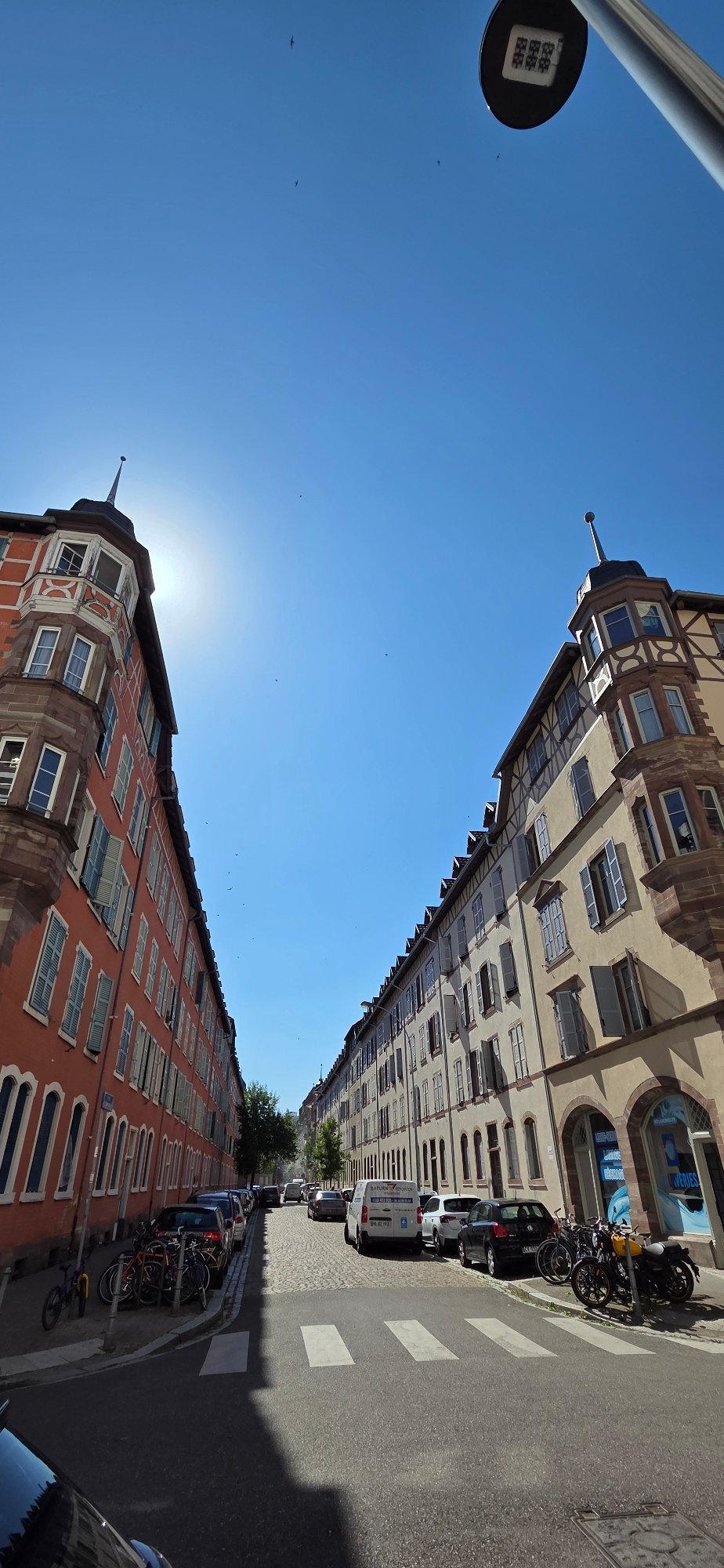 Saturday morning street life and market scenes in Strasbourg