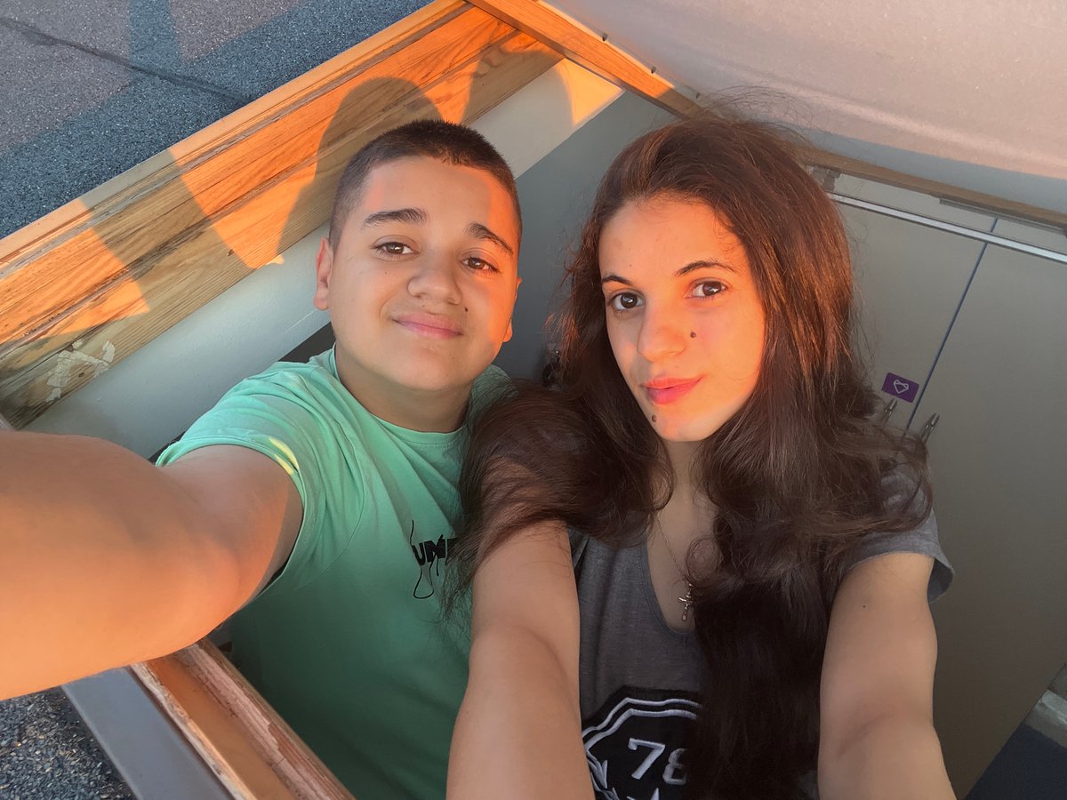 Rooftop sunset gathering documented in Kiten, Bulgaria