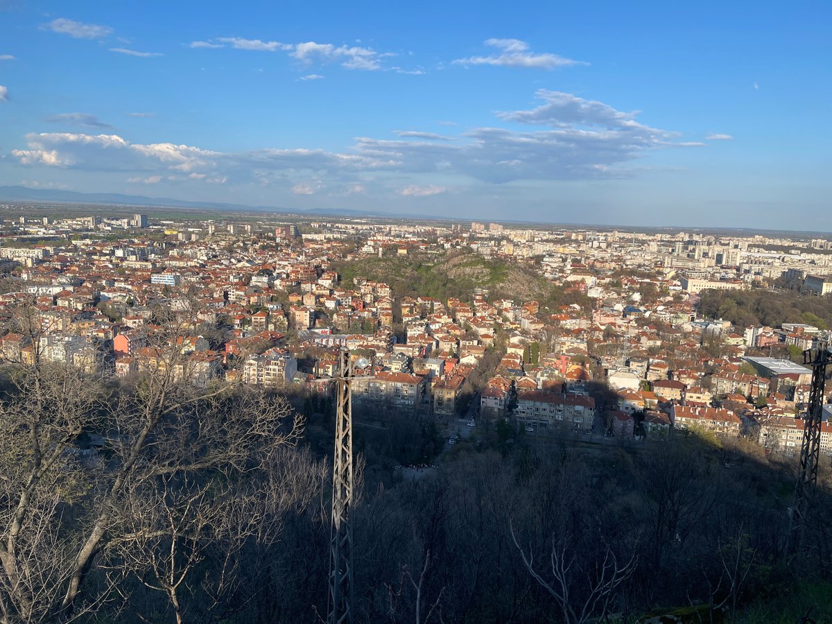 Afternoon cafe visit documented in Plovdiv with cake, coffee
