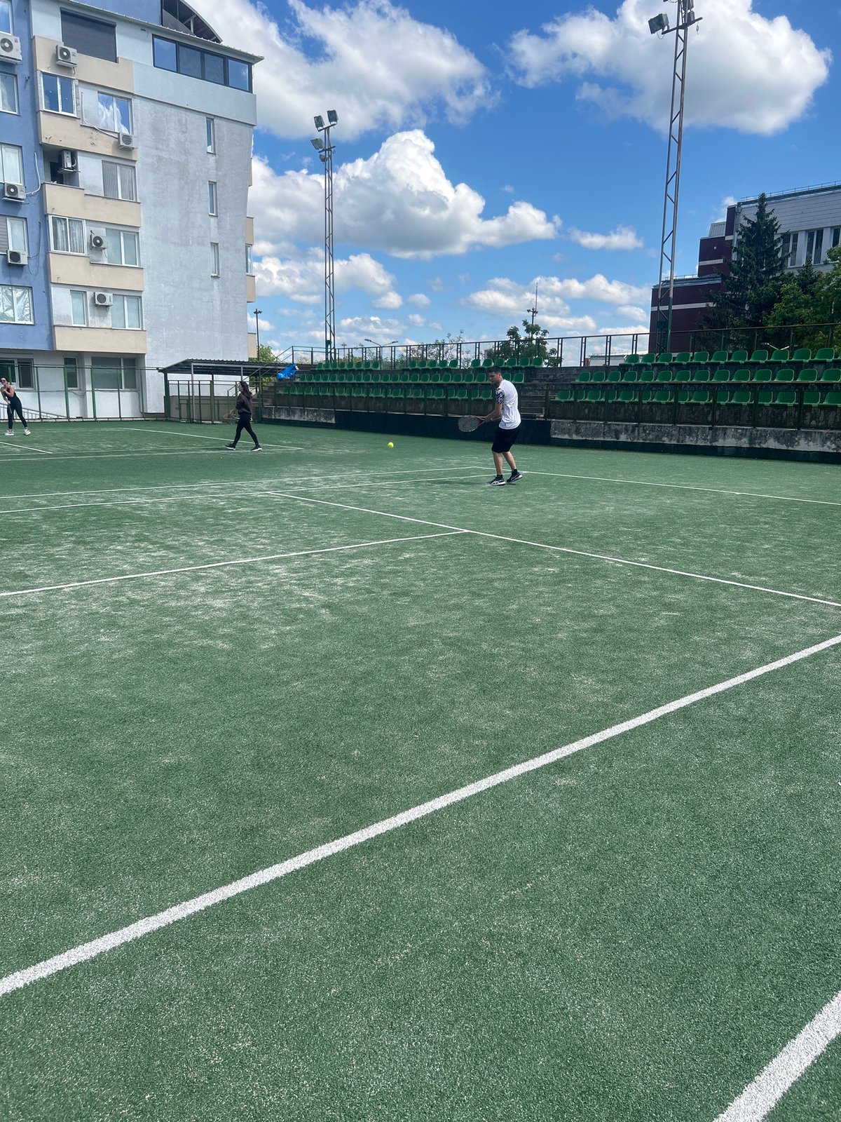 Tennis match observed in Veliko Tarnovo, Bulgaria