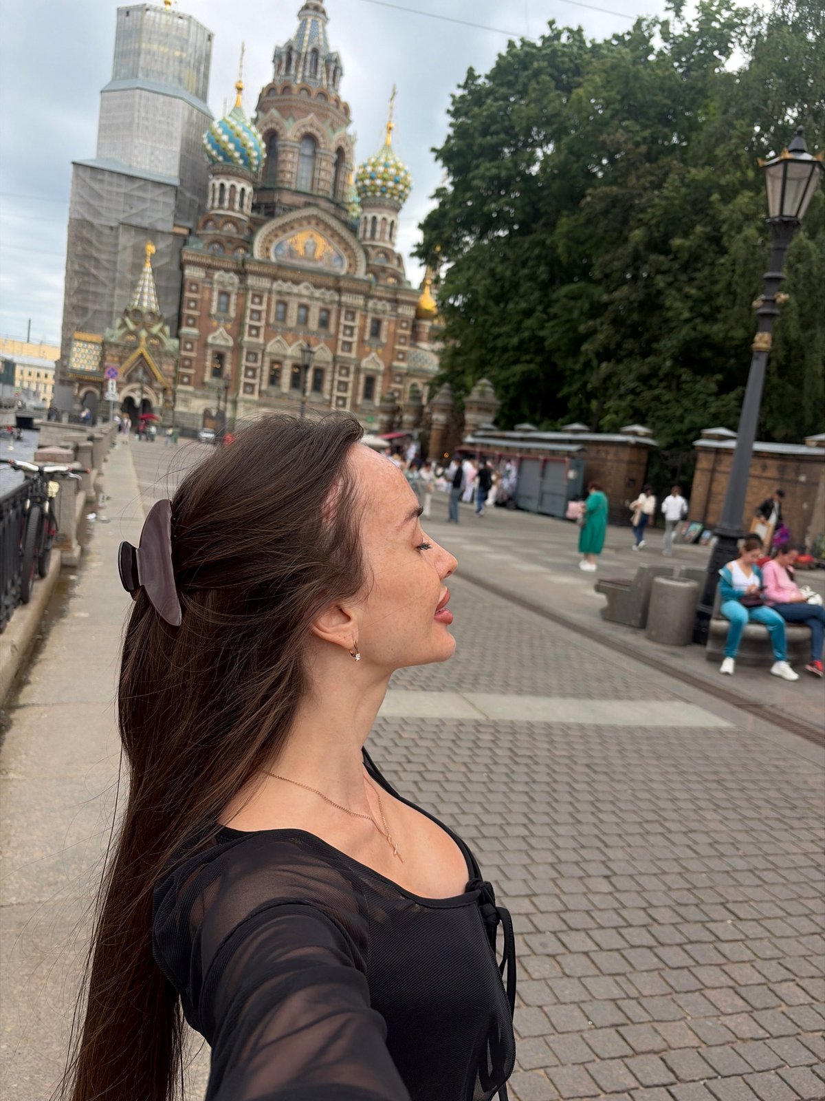 Griboedov Canal area, Church of Spilled Blood, overcast June morning