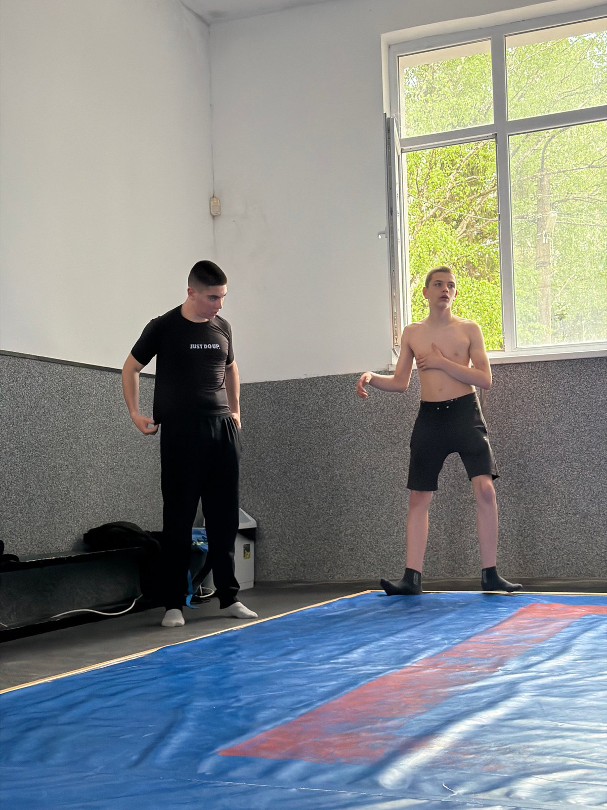 Martial arts training session observed at Panagyurishte facility
