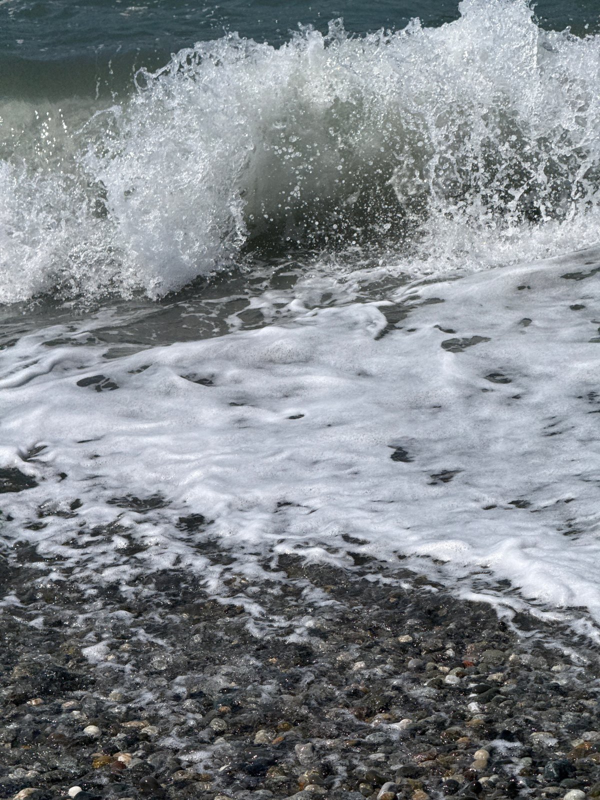 Morning coastal scenes documented along Sochi's Black Sea beaches