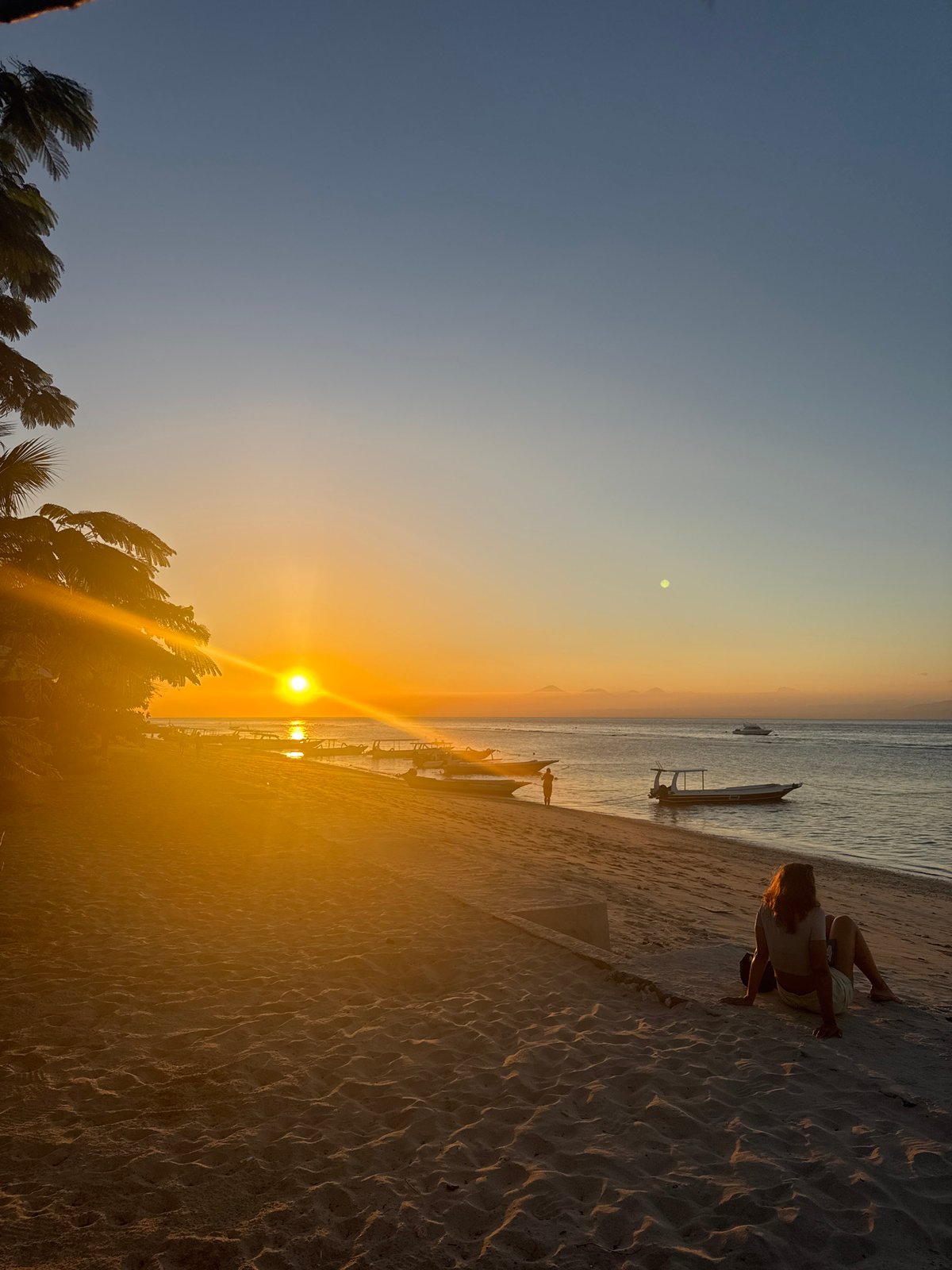 Golden hour morning captured on Nusa Penida beaches